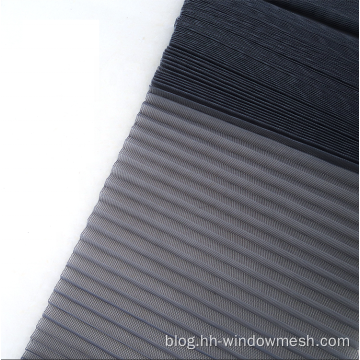 PVC coated folding fiberglass window screen